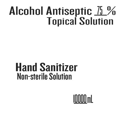 Front Facing Label (Front Handsanitizer 75)
